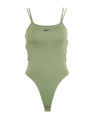 Woman Bodysuit Sage green Size XL Viscose, Nylon, Elastane