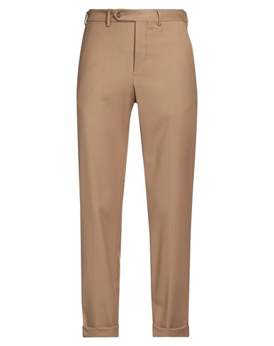 Man Pants Camel Size 30 Virgin Wool, Elastane