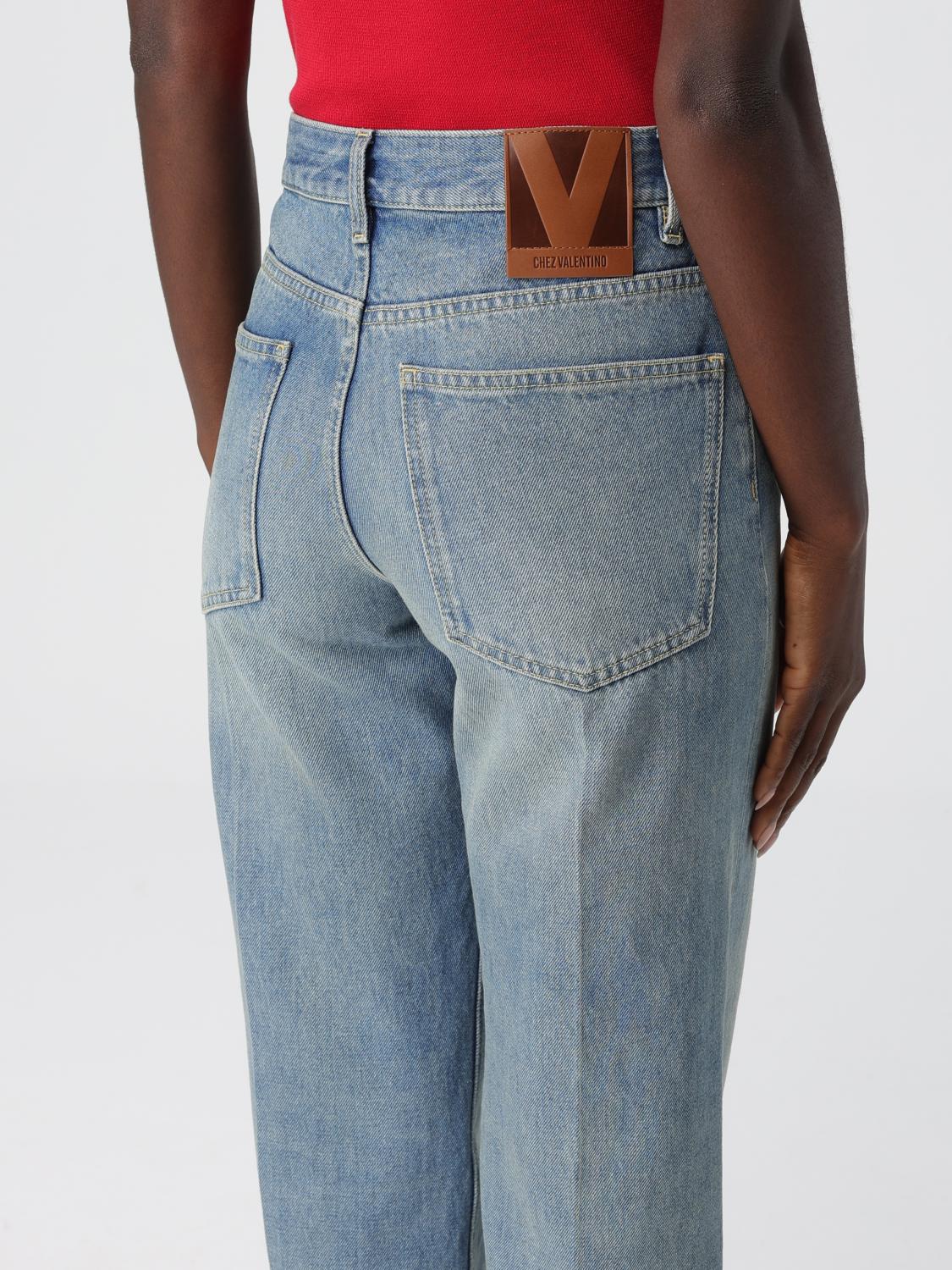 Jeans Woman color Gnawed Blue