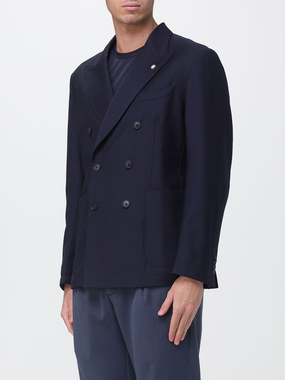Jacket Men color Blue