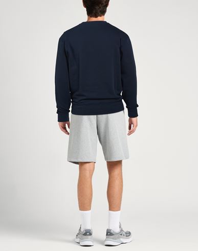 Man Sweatshirt Navy Size L Cotton
