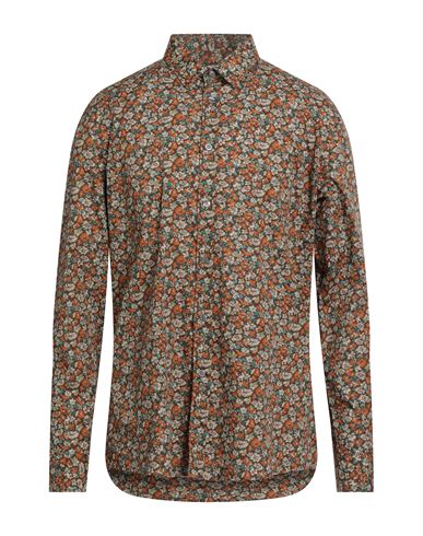 Man Shirt Brown Size 15 ½ Cotton