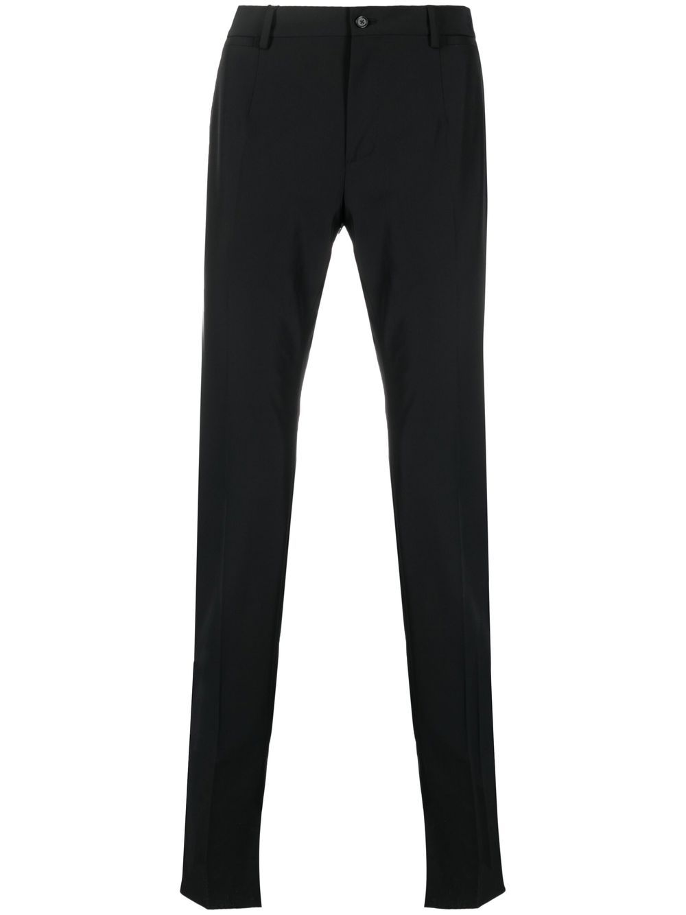 Slim-fit tailored trousers - Black