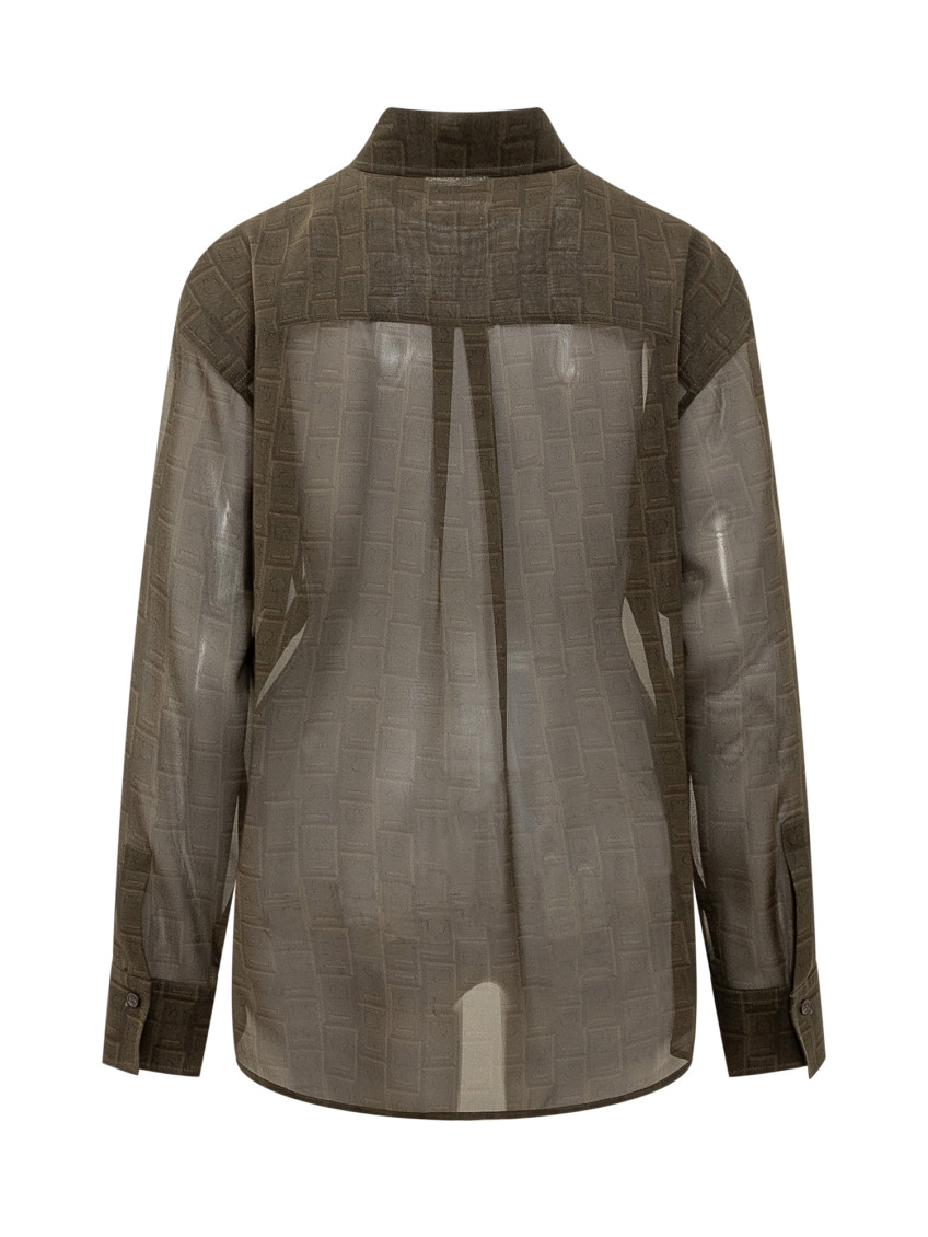 Shirt With Monogram Print