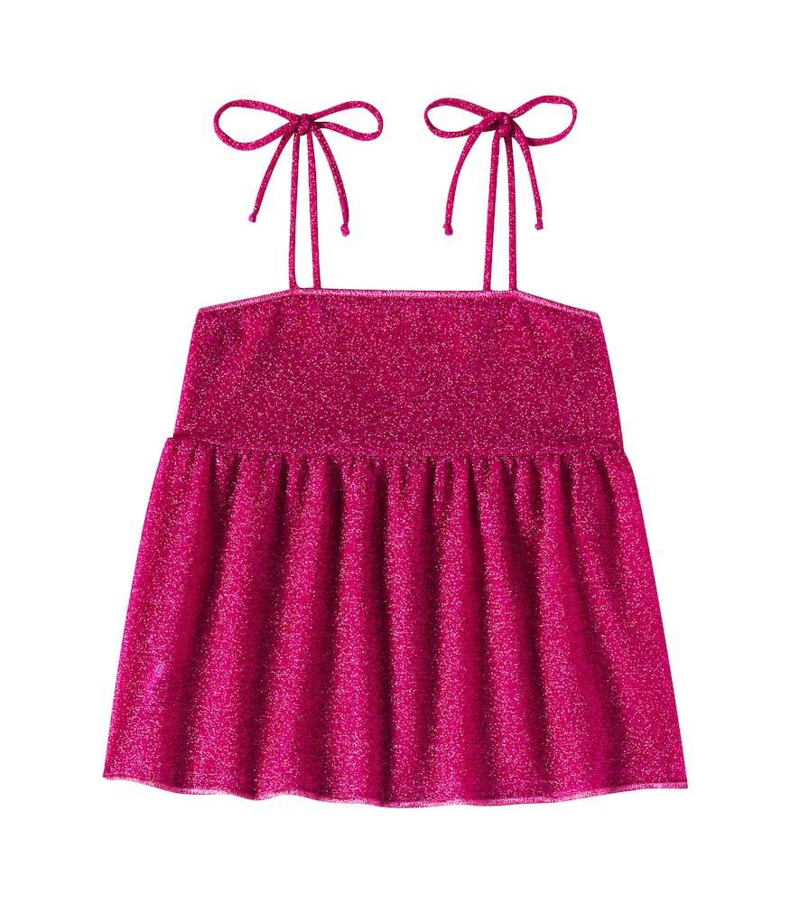 Oséree Kids Lumière lamé top