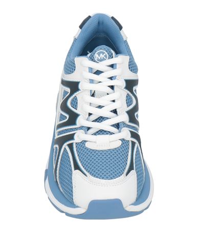 Man Sneakers Light blue Size 6 Textile fibers, Leather