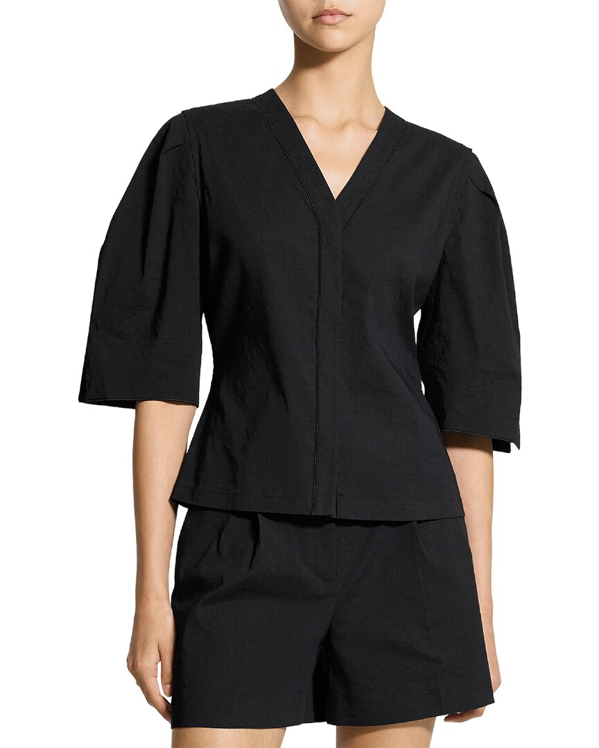 Wool-Blend Blouse