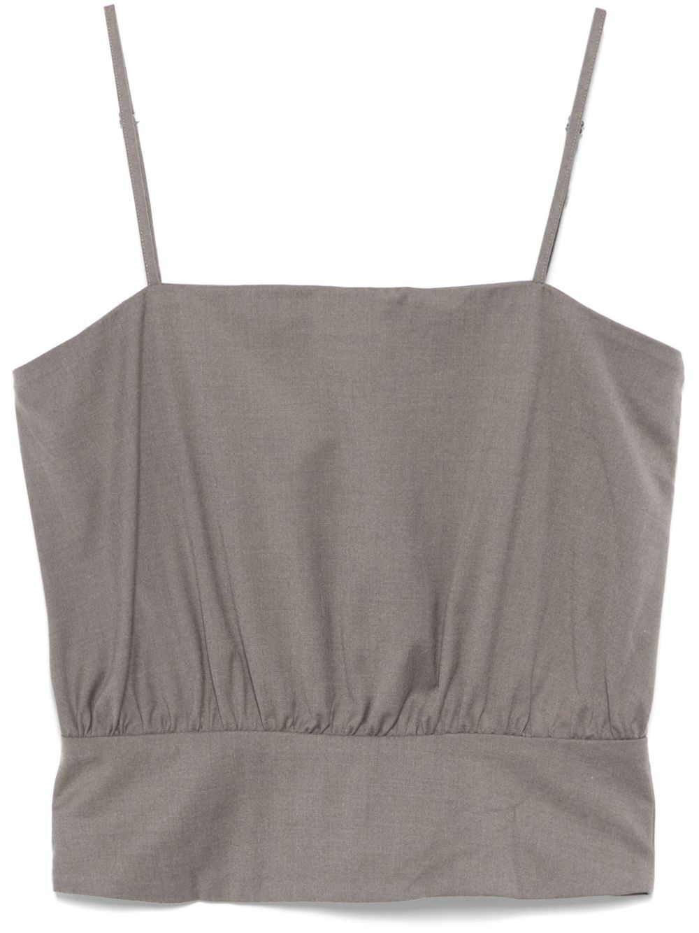 Gathered top - Grey