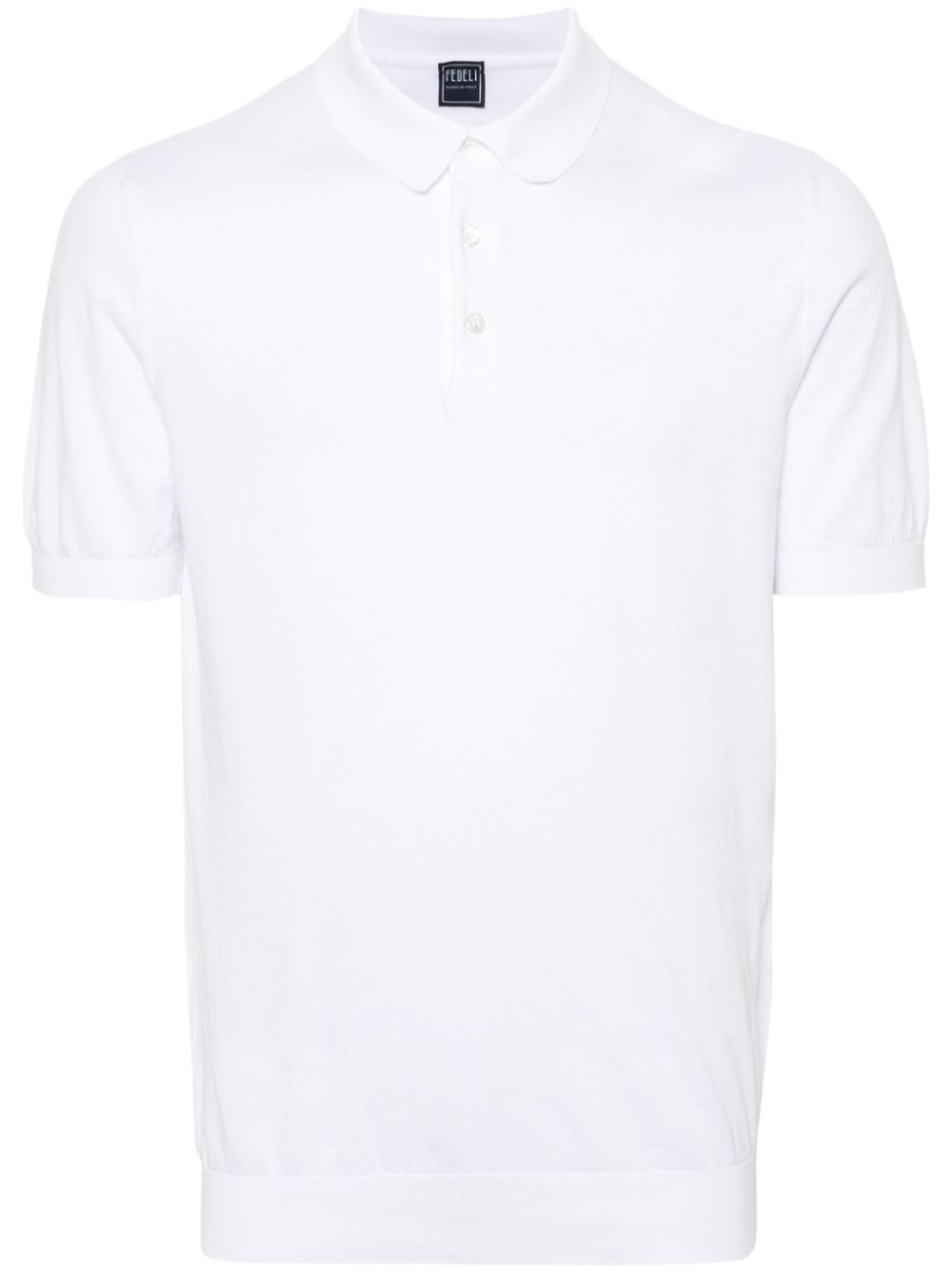 Sportman cotton polo shirt - White
