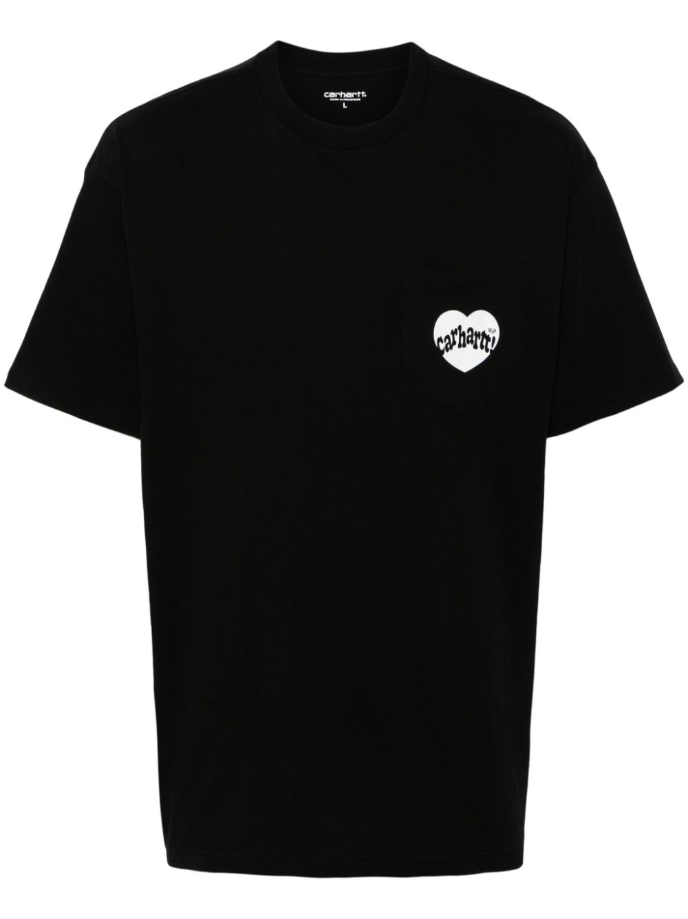 Amour logo-print cotton T-shirt - White