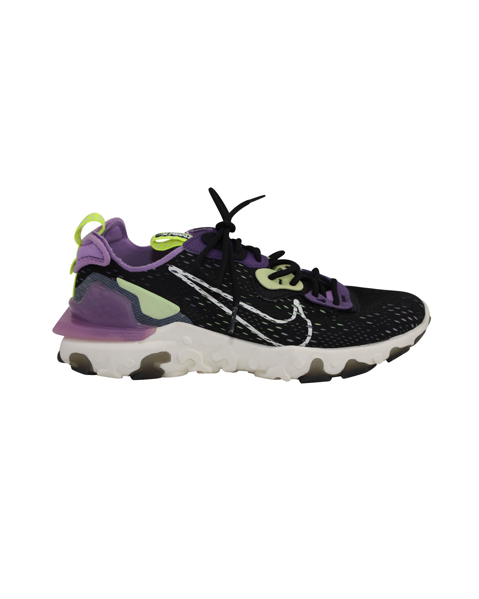 React Vision Sneakers in Gravity Purple Volt Synthetic