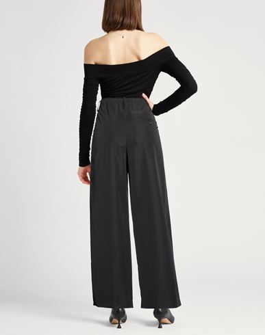 Crème Woman Pants Black Size 6 Virgin Wool, Polyamide
