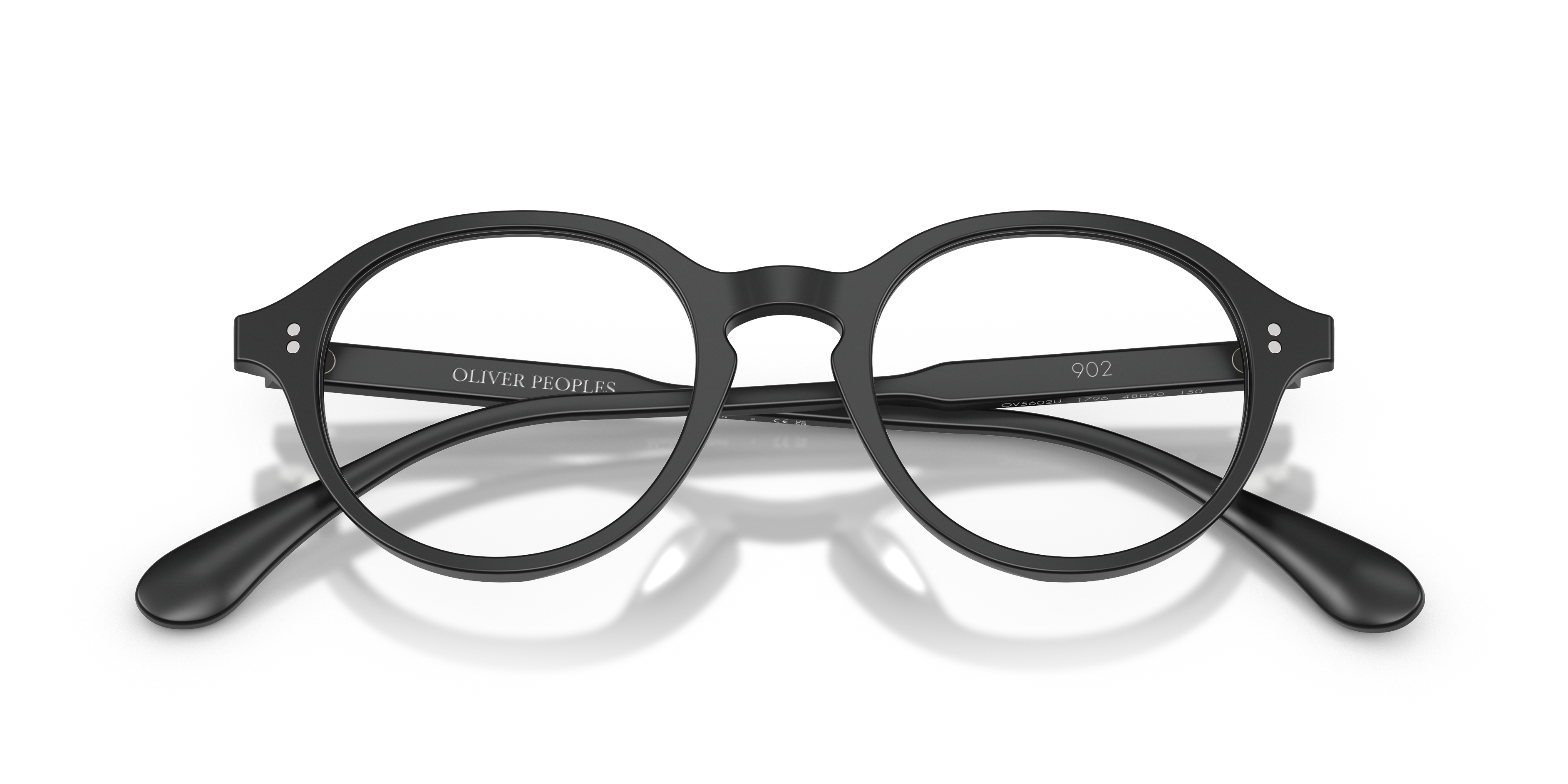 Oliver Peoples Unisex Oliver Peoples OV5602U 902 1796 Optische Fassungen Acetat Schwarz Transparent Pantos Norma