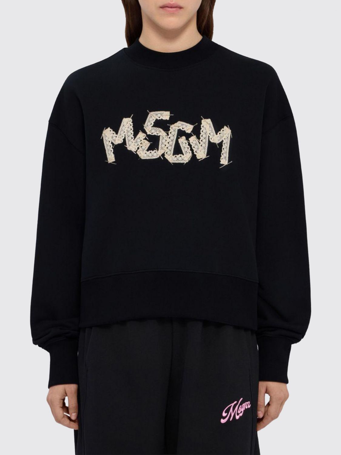 Sweatshirt Woman color Black