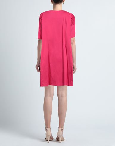 Liviana Conti Woman Mini dress Fuchsia Size 12 Cotton, Polyamide, Elastane