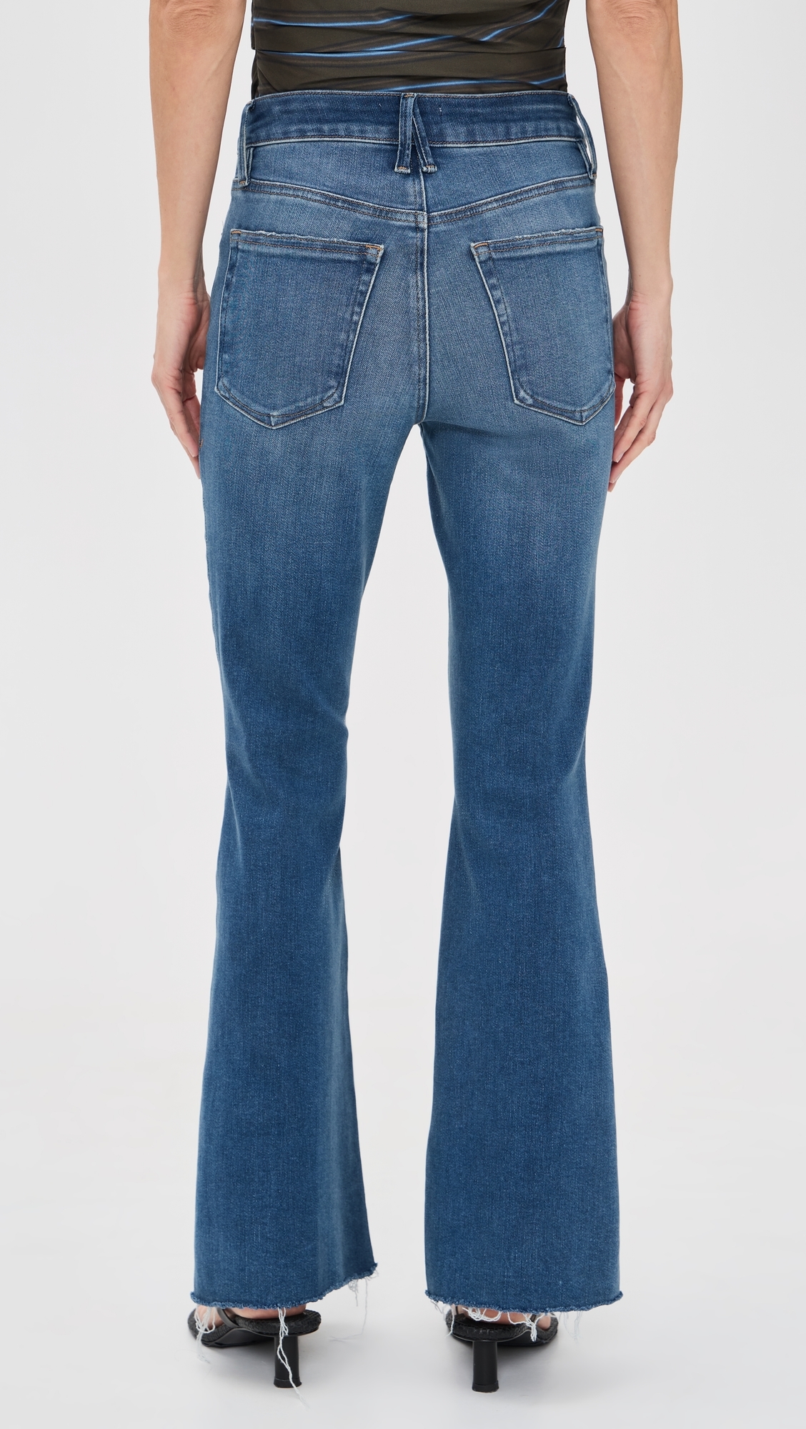 Good Petite Flare Jeans Indigo1211
