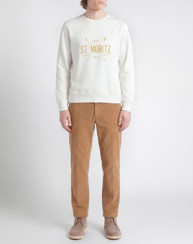 Fefè Napoli Man Sweatshirt White Size L Cotton, Polyester