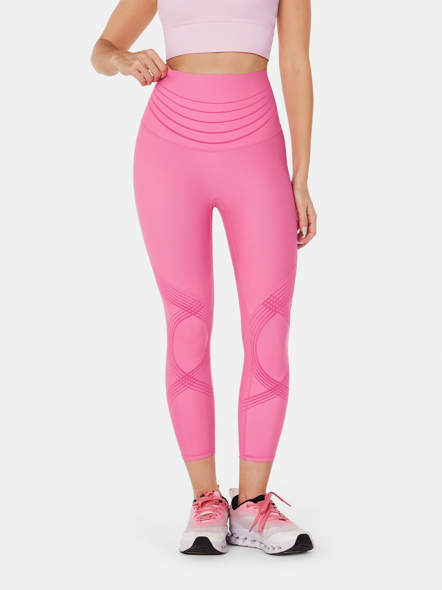Body Sculpt 7/8 Leggings 2.0 Reversible Wear - Sugar Pink