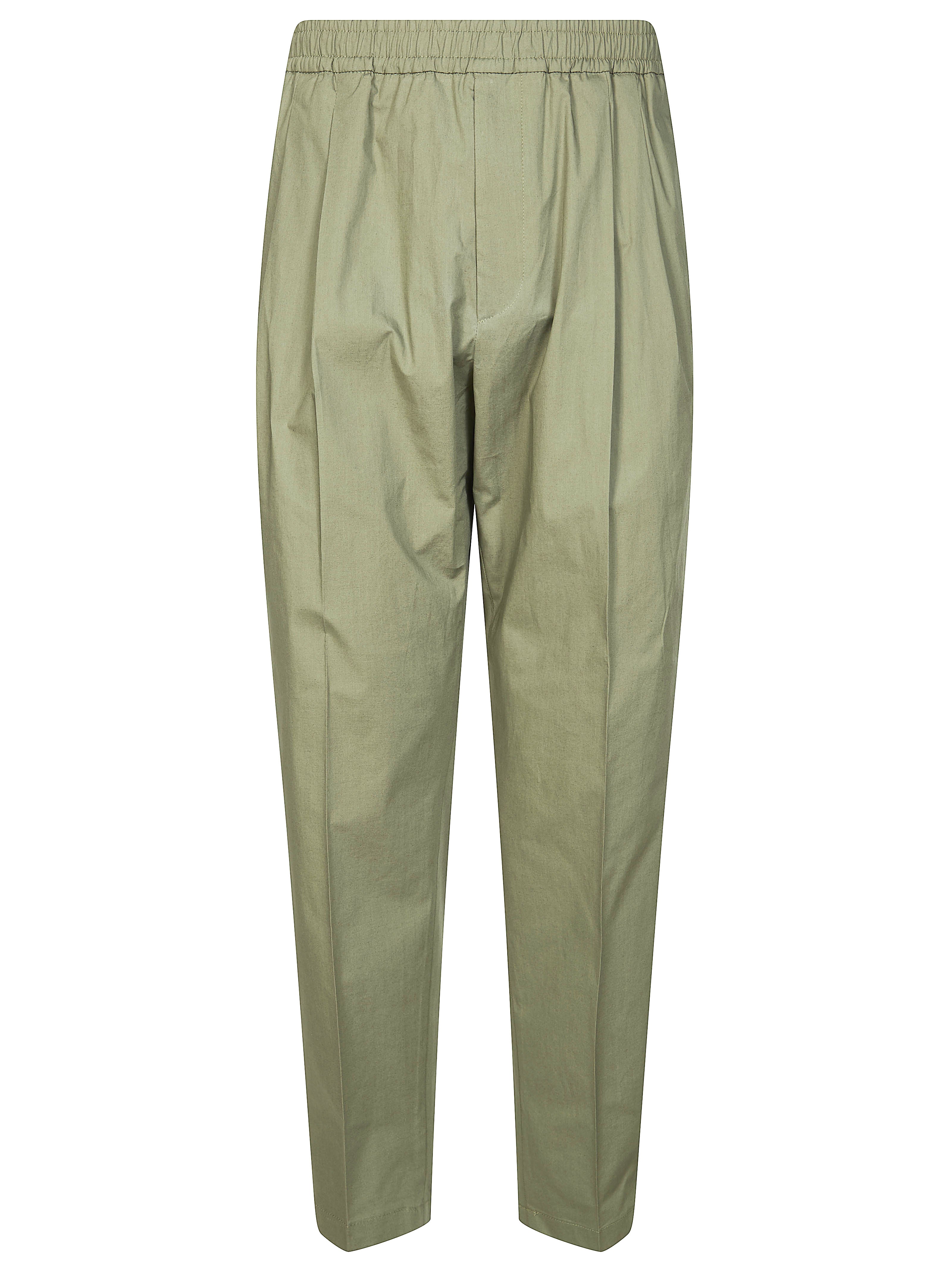 Elastic Two-Pleat Trousers for Men