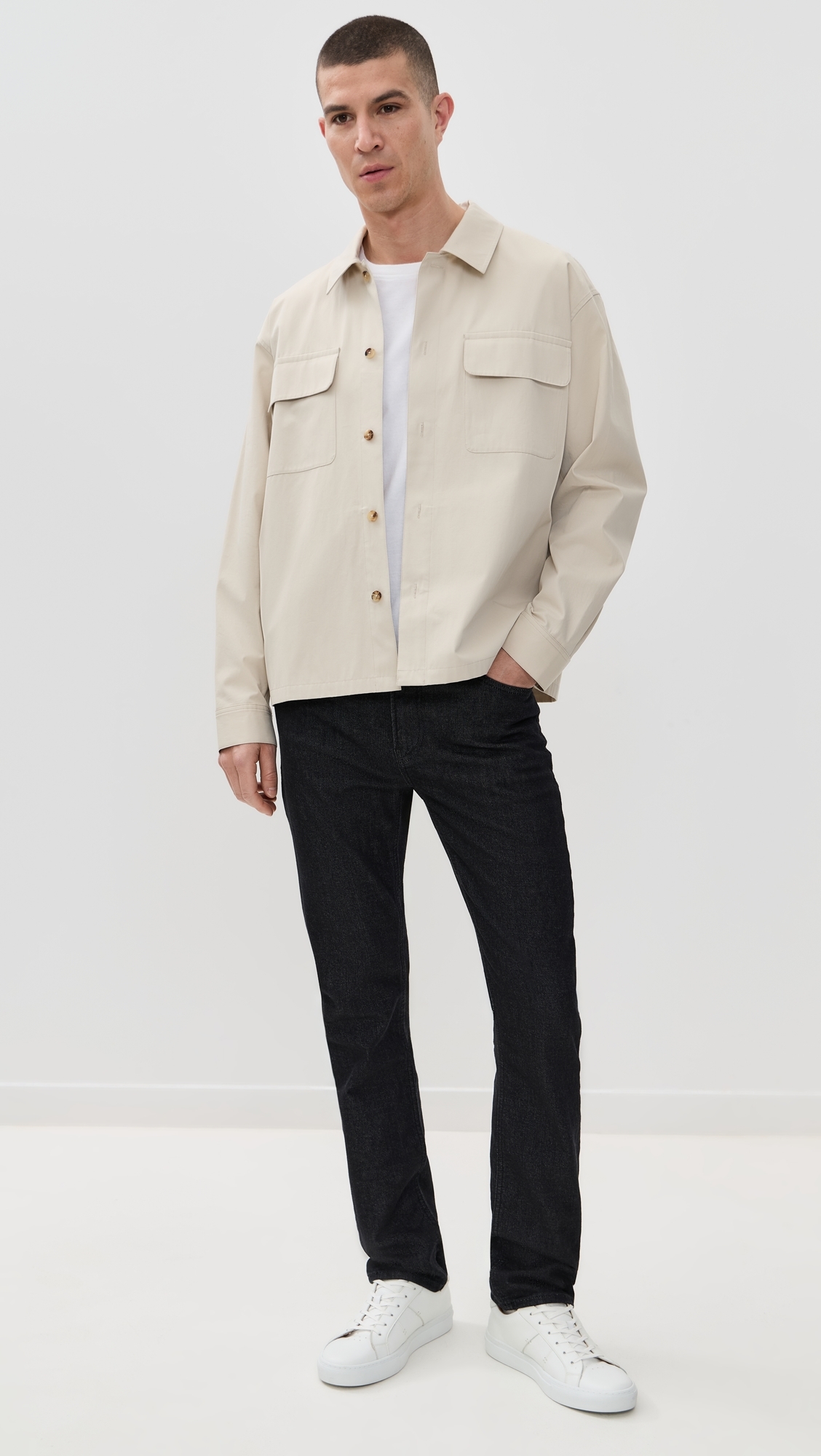 FRAME Modern Straight Jeans Rinse