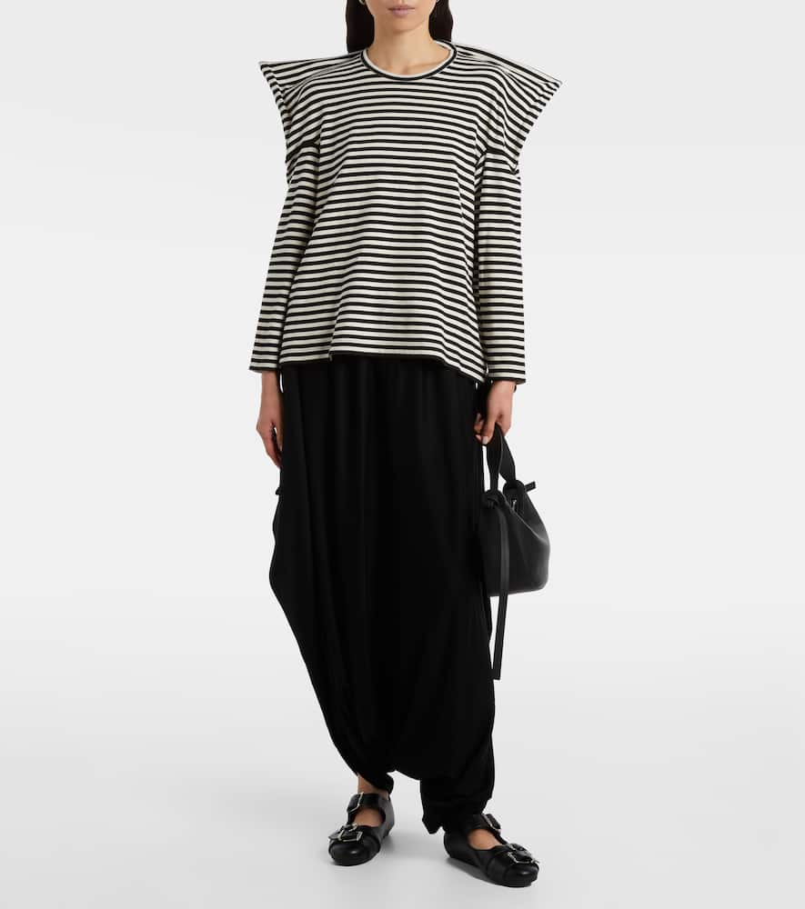 Cotton and wool top