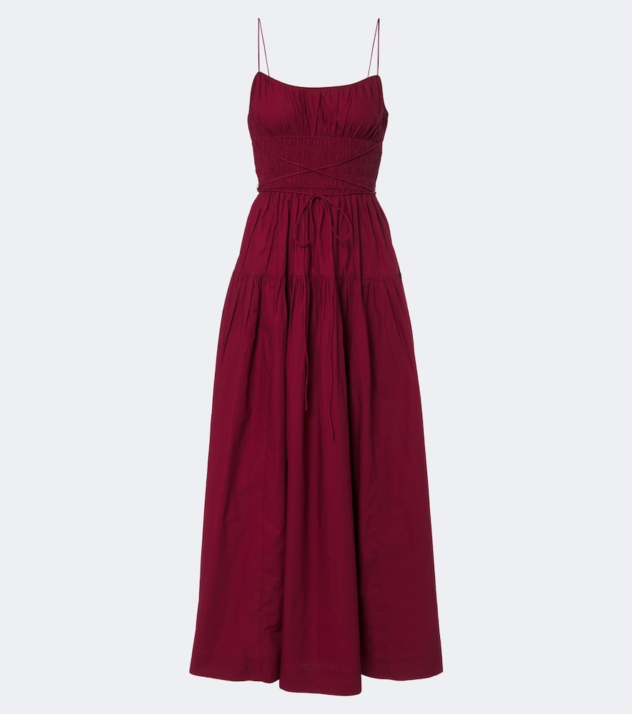 Dôen Safia cotton poplin maxi dress