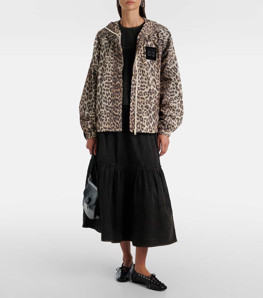 Leopard-print jacket