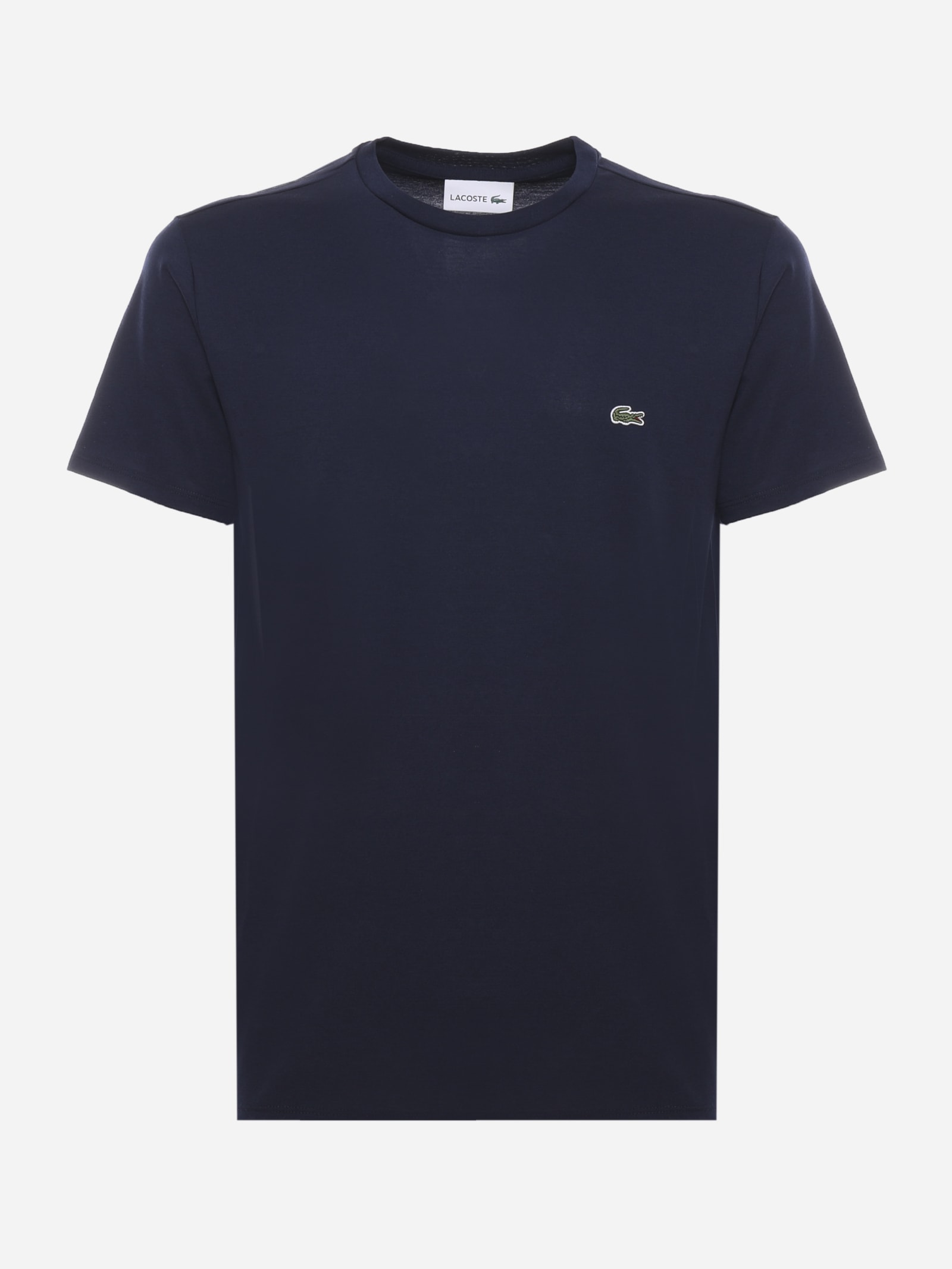 Navy Blue T-shirt In Cotton Jersey