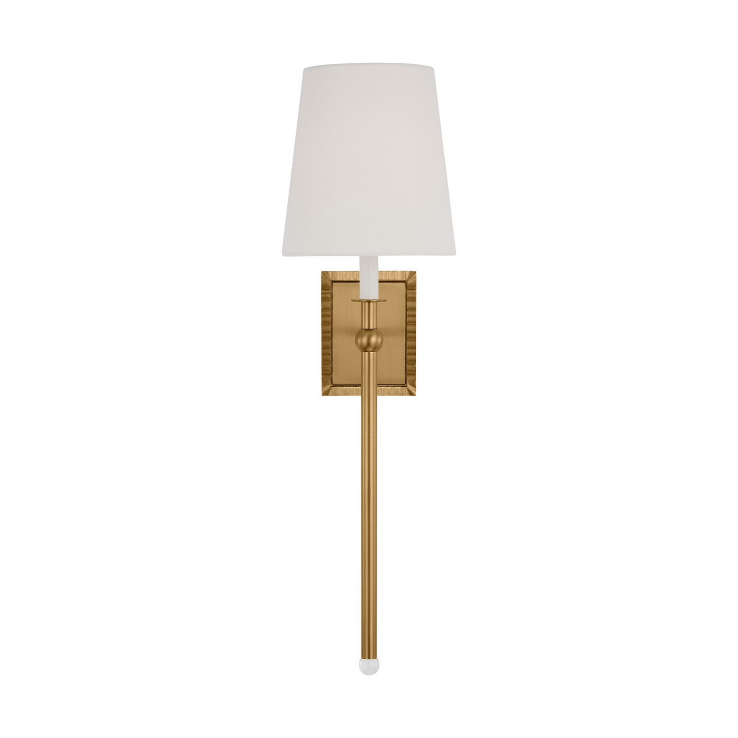 Burnished Brass One Light Wall Sconce from the Baxley Collection