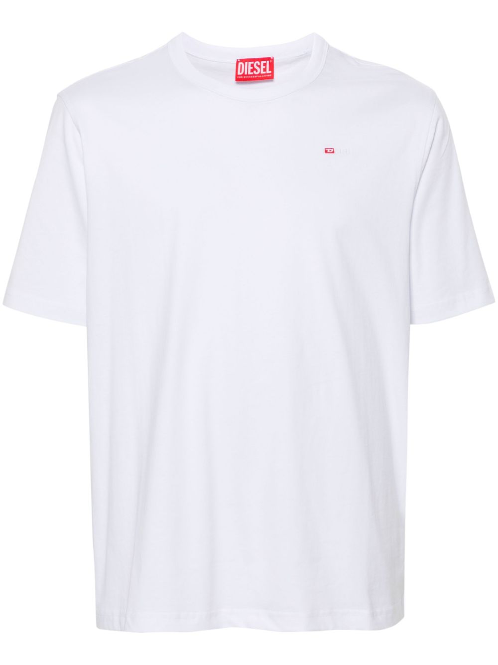 Logo-embroidered T-shirt - Black