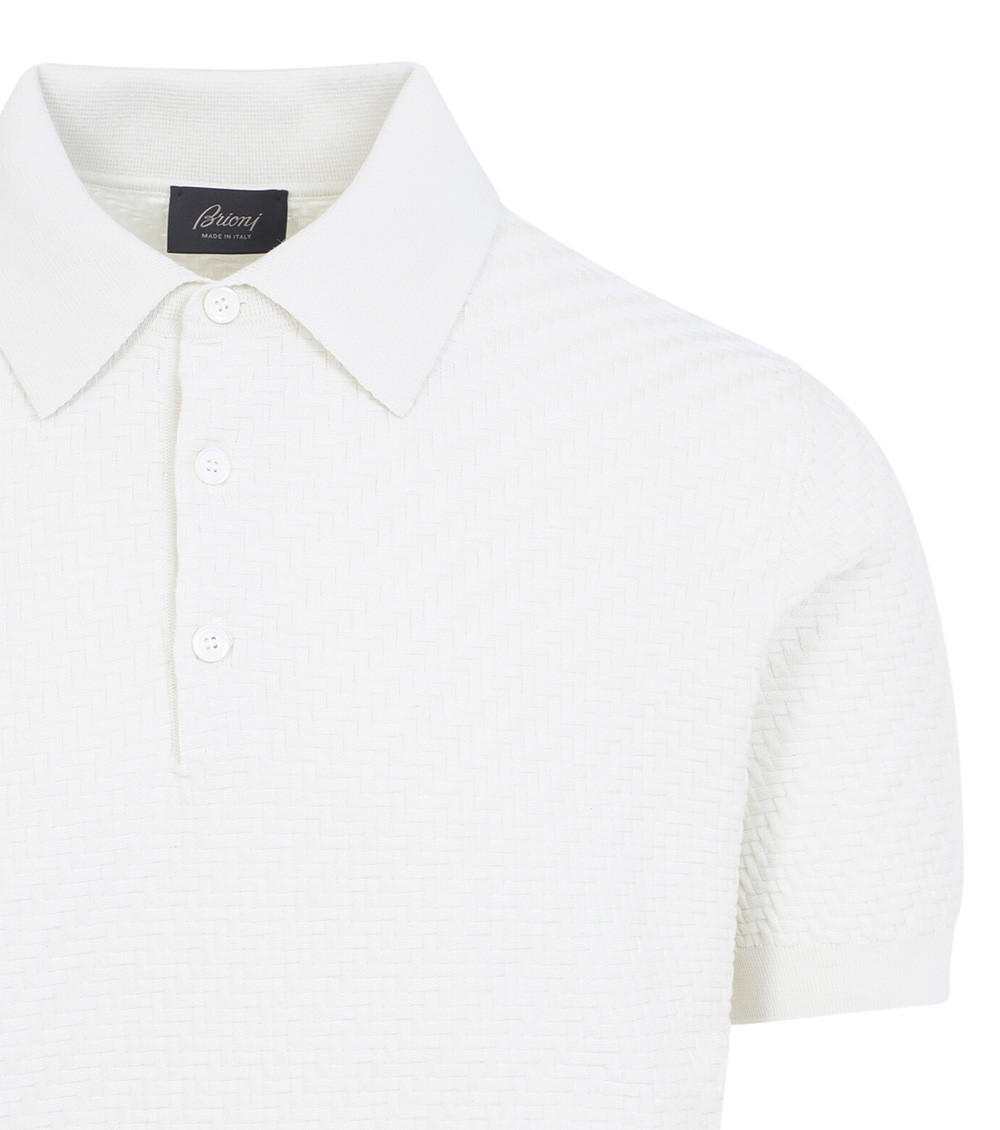 White Shirt Collar Polo