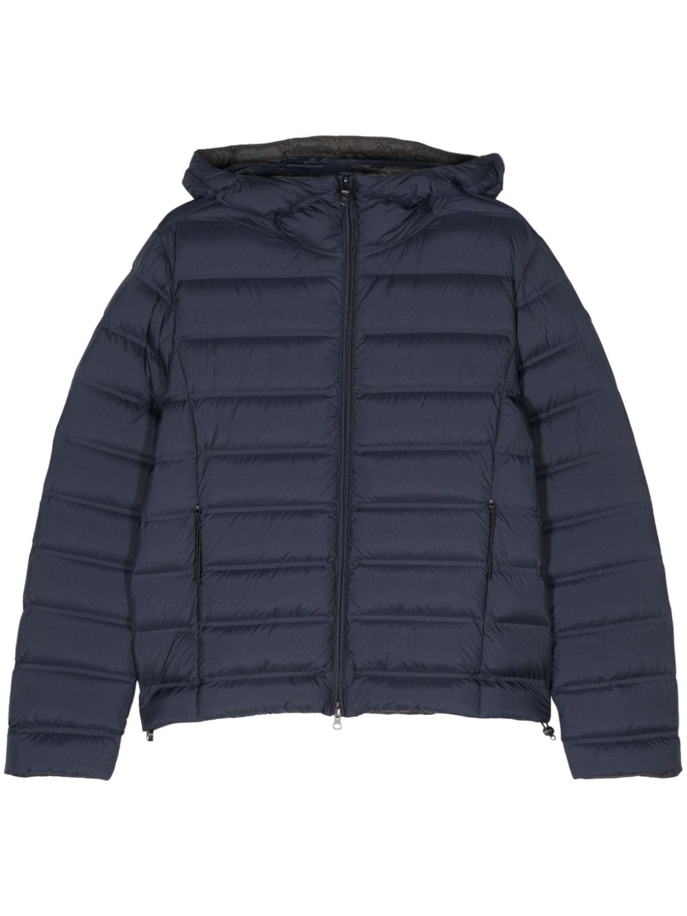 Seamless-quilting puffer jacket - Blue