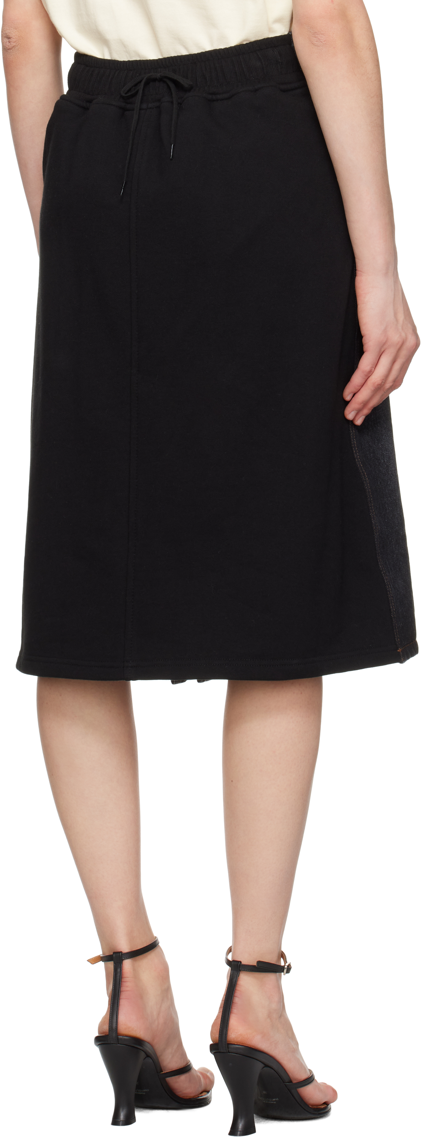 Pushbutton Black Hybrid Regular Skort