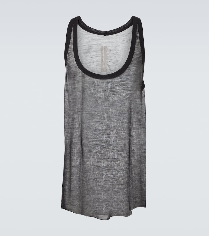 Wool-blend tank top