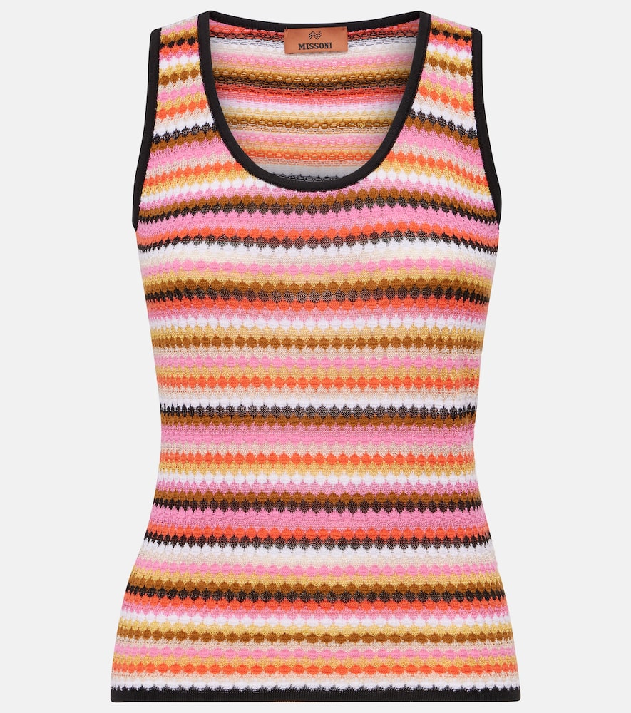 Cotton-blend tank top