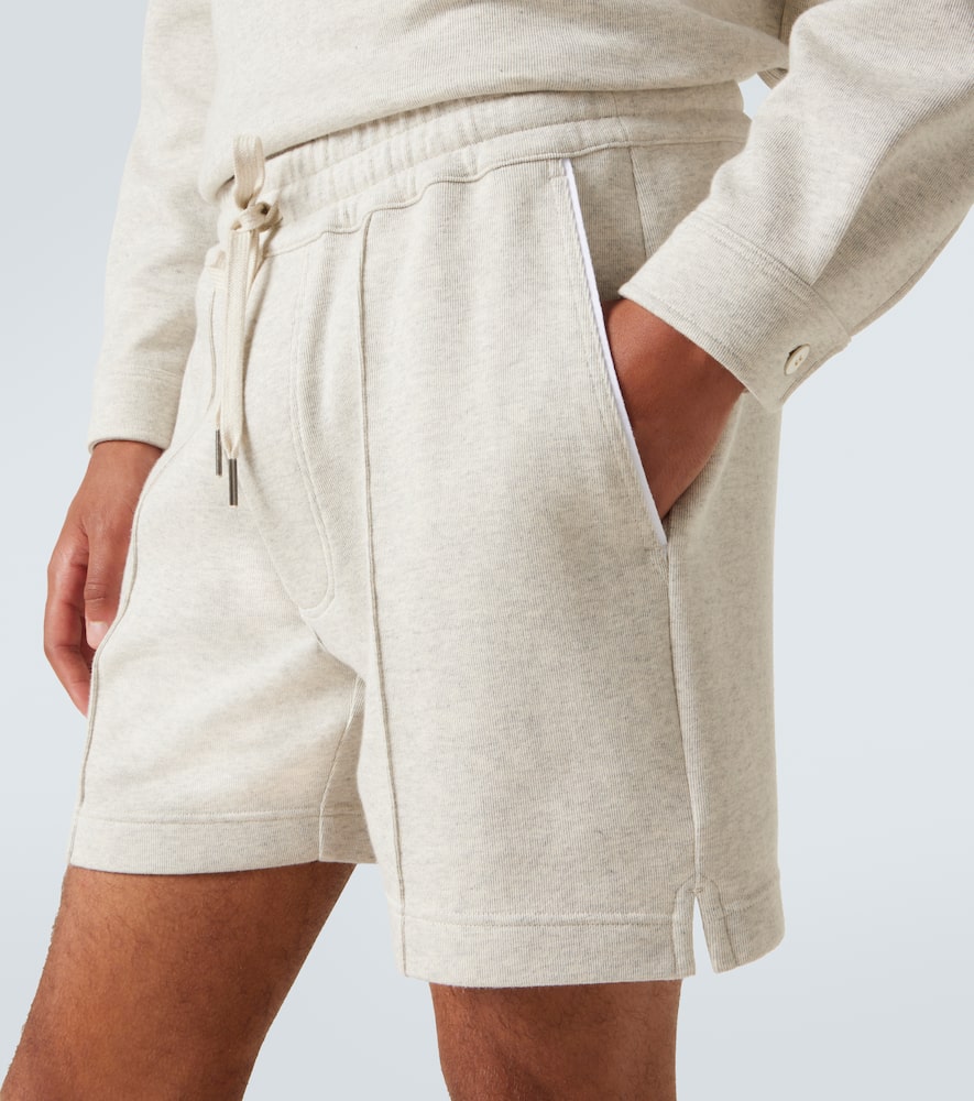 Cotton, silk, and cashmere shorts