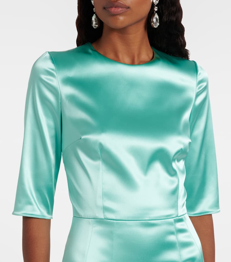 Satin midi dress