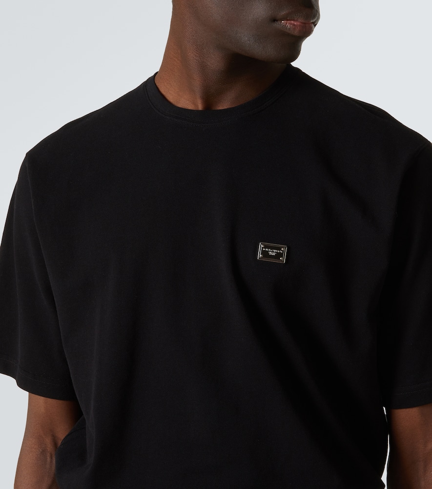 Logo cotton piqué T-shirt