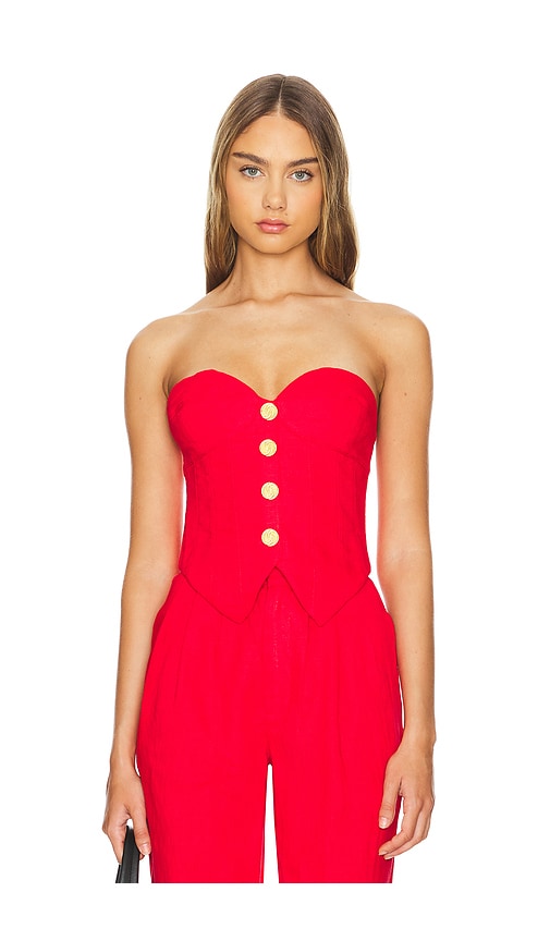 Ronny Kobo Benny Top in Red. -  XS also in L