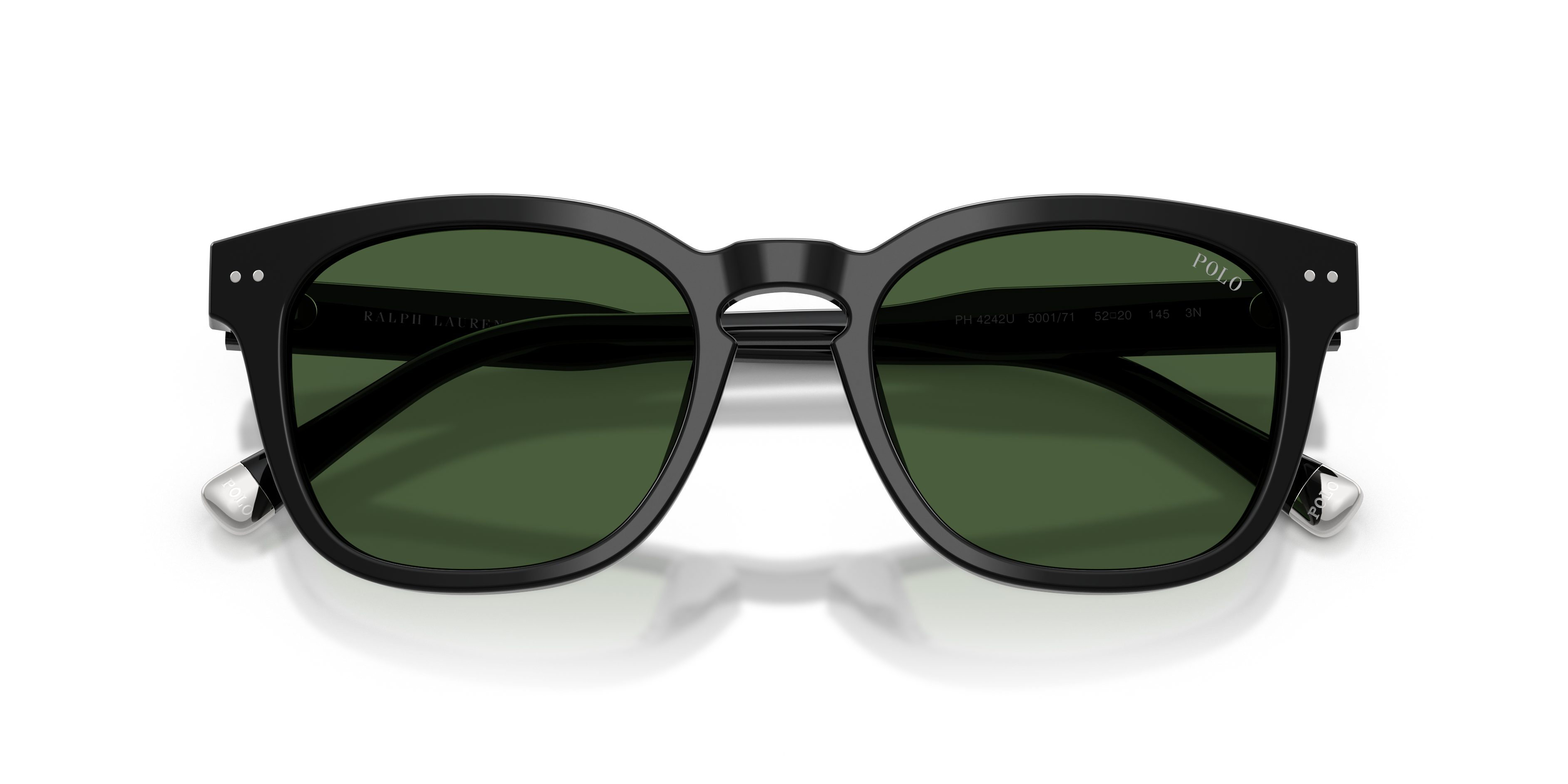 Polo Ralph Lauren Hombre Polo Ralph Lauren PH4242U 500171 Gafas de sol Acetato Negro Verde Cuadrada Norma