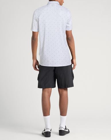Man Polo shirt White Size L Cotton