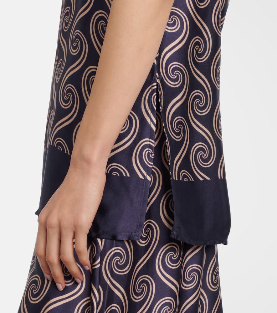 Aina printed satin camisole