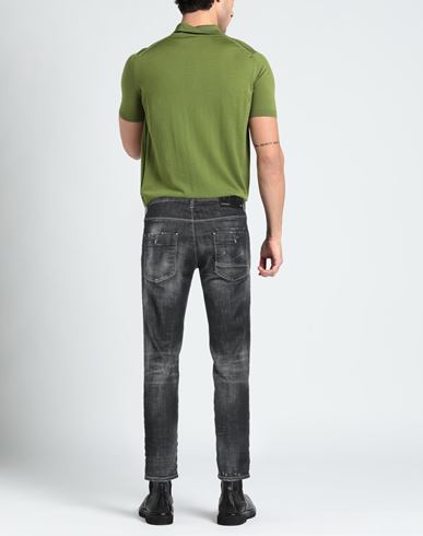 Man Denim pants Black