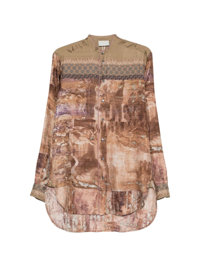 Printed Silk Shirt