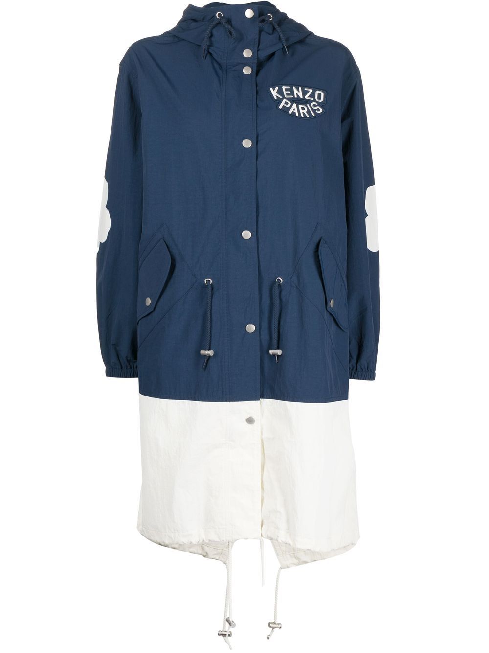 Sailor long windbreaker jacket - Blue