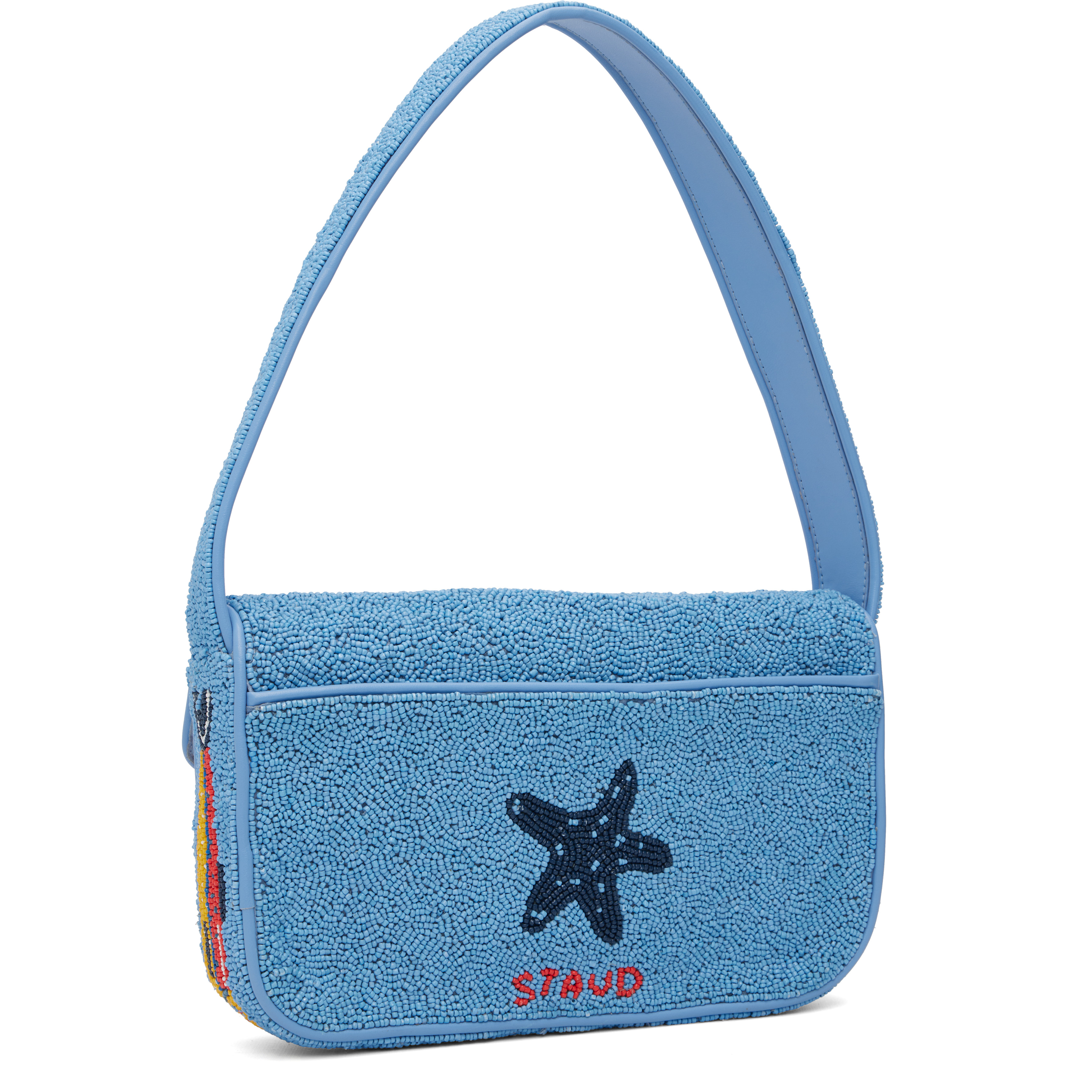 Blue & Pink Tommy Beaded Bag