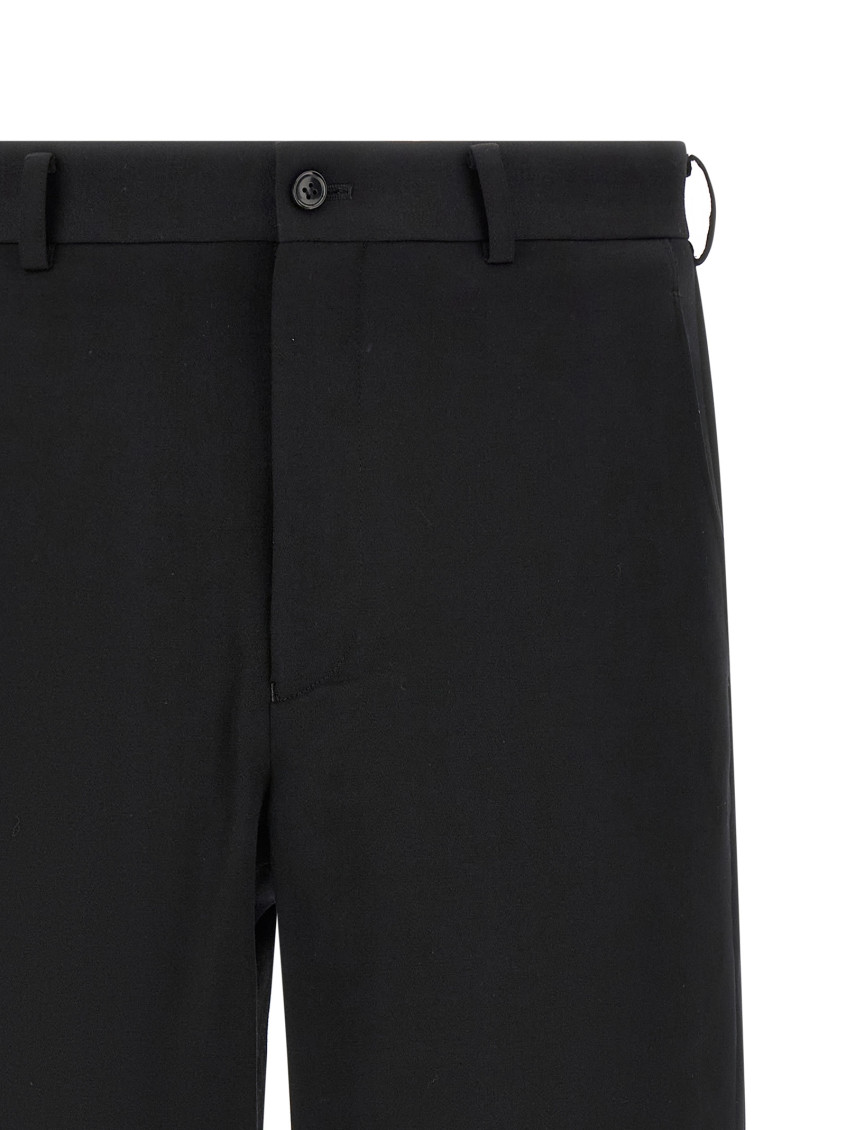 Black Zip Bermuda Shorts