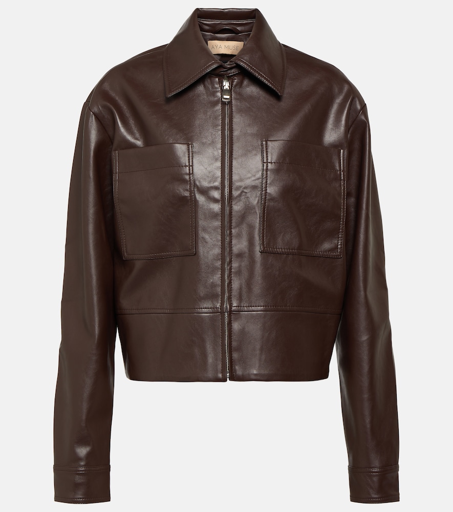 Tolobu faux leather jacket
