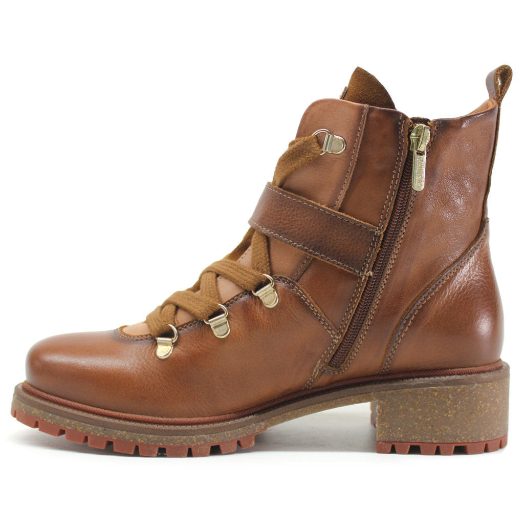 Pikolinos Aspe Calfskin Leather Women's Zip Up Ankle Boots
