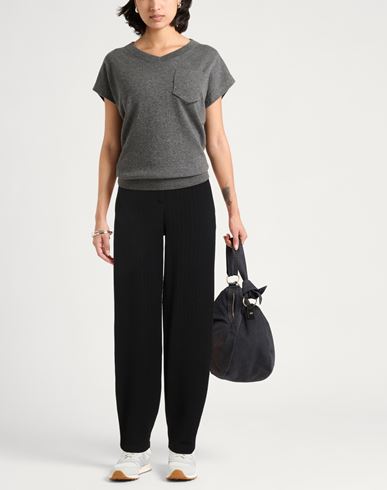 Woman Pants Black Size 6 Cotton, Polyamide, Elastane
